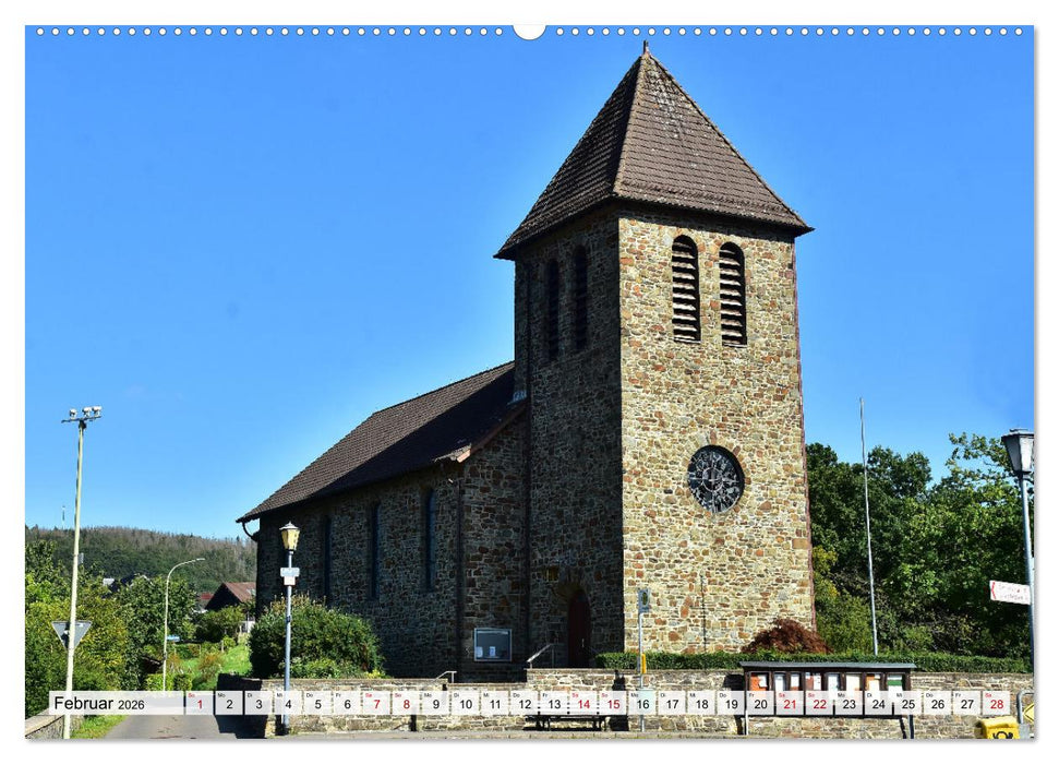 Rurberg und Woffelsbach - Leben wo andere Urlaub machen, in der Eifel (CALVENDO Wandkalender 2026)