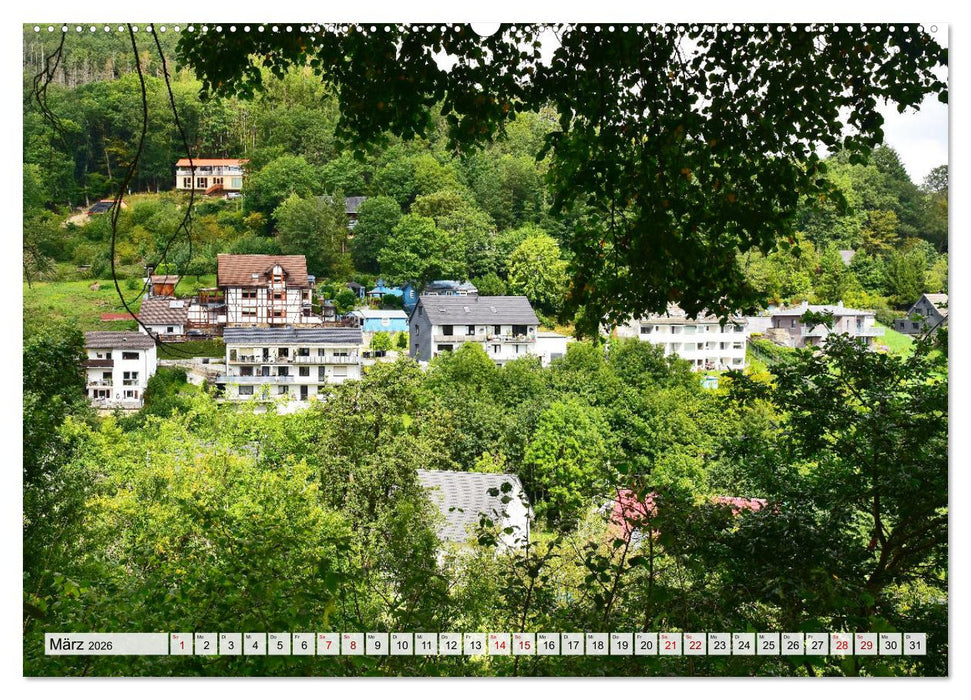 Rurberg und Woffelsbach - Leben wo andere Urlaub machen, in der Eifel (CALVENDO Wandkalender 2026)