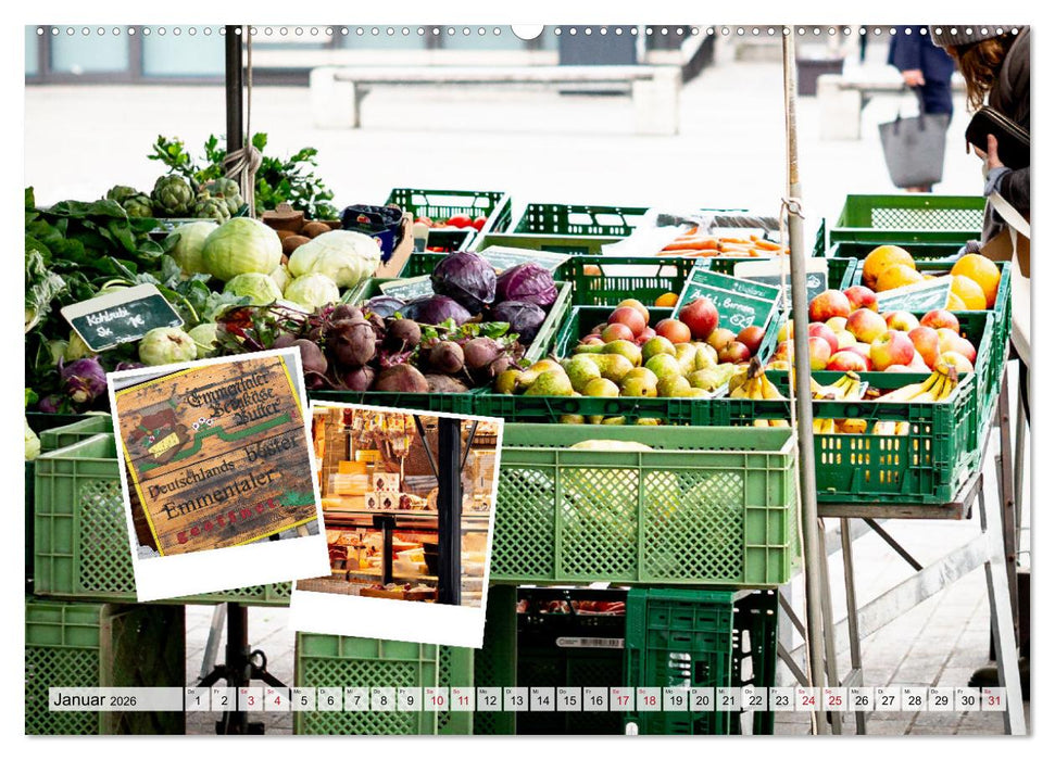 Einkaufen im Hofladen (CALVENDO Premium Wandkalender 2026)