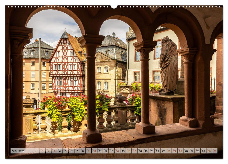 Aschaffenburg - Ein Streifzug durch die liebenswerte Stadt am Main (CALVENDO Wandkalender 2026)