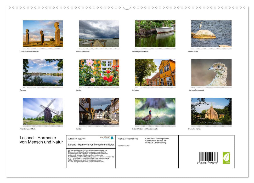 Lolland - Harmonie von Mensch und Natur (CALVENDO Premium Wandkalender 2026)