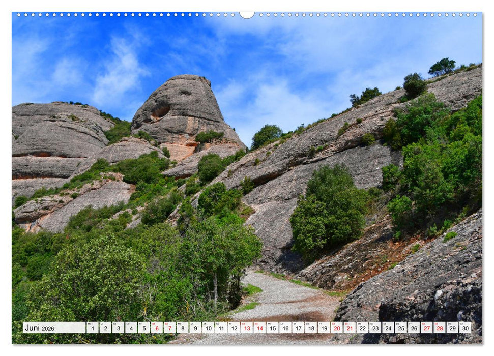 MONTSERRAT in Katalonien (CALVENDO Wandkalender 2026)