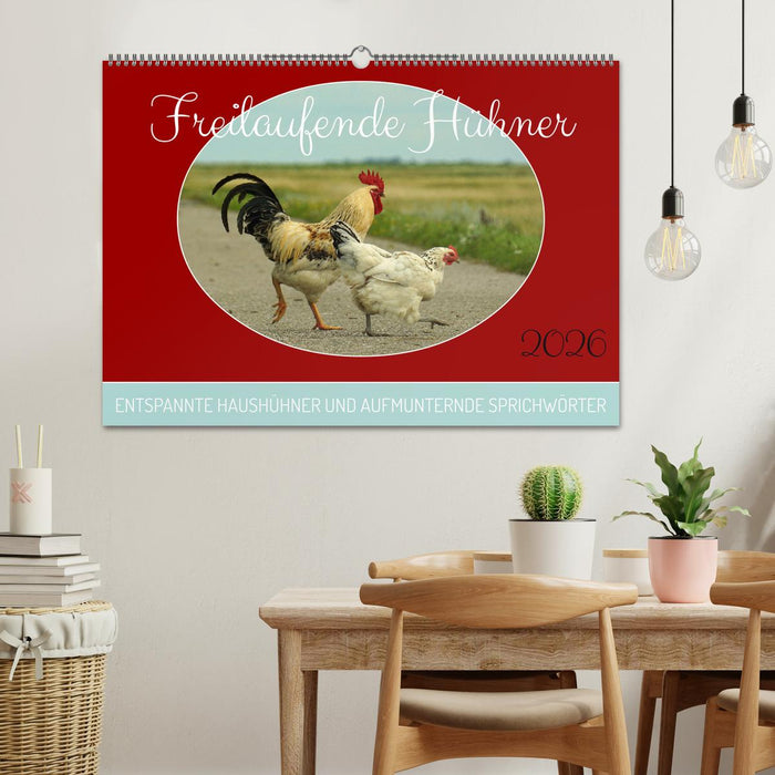 Freilaufende Hühner (CALVENDO Wandkalender 2026)