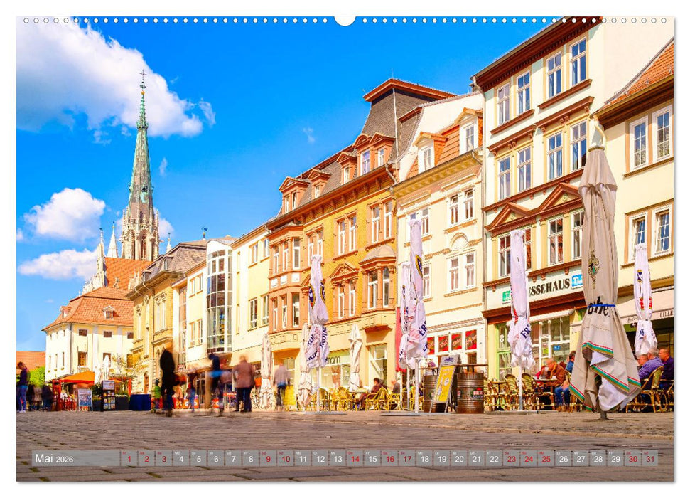 Ein Blick auf Mühlhausen in Thüringen (CALVENDO Premium Wandkalender 2026)