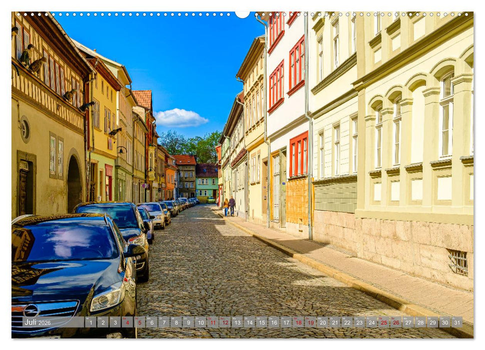 Ein Blick auf Mühlhausen in Thüringen (CALVENDO Premium Wandkalender 2026)