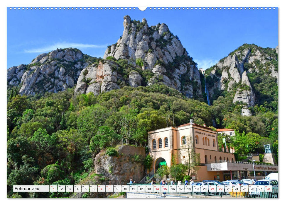 MONTSERRAT in Katalonien (CALVENDO Premium Wandkalender 2026)