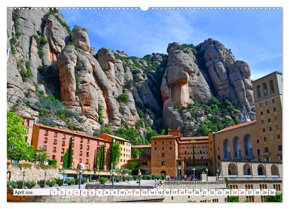 MONTSERRAT in Katalonien (CALVENDO Premium Wandkalender 2026)