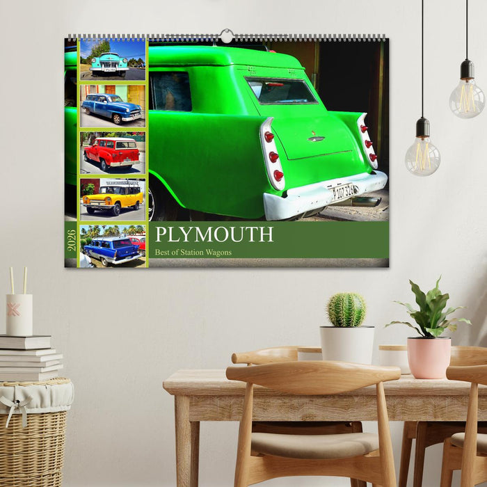 PLYMOUTH - Best of Station Wagons (CALVENDO Wandkalender 2026)