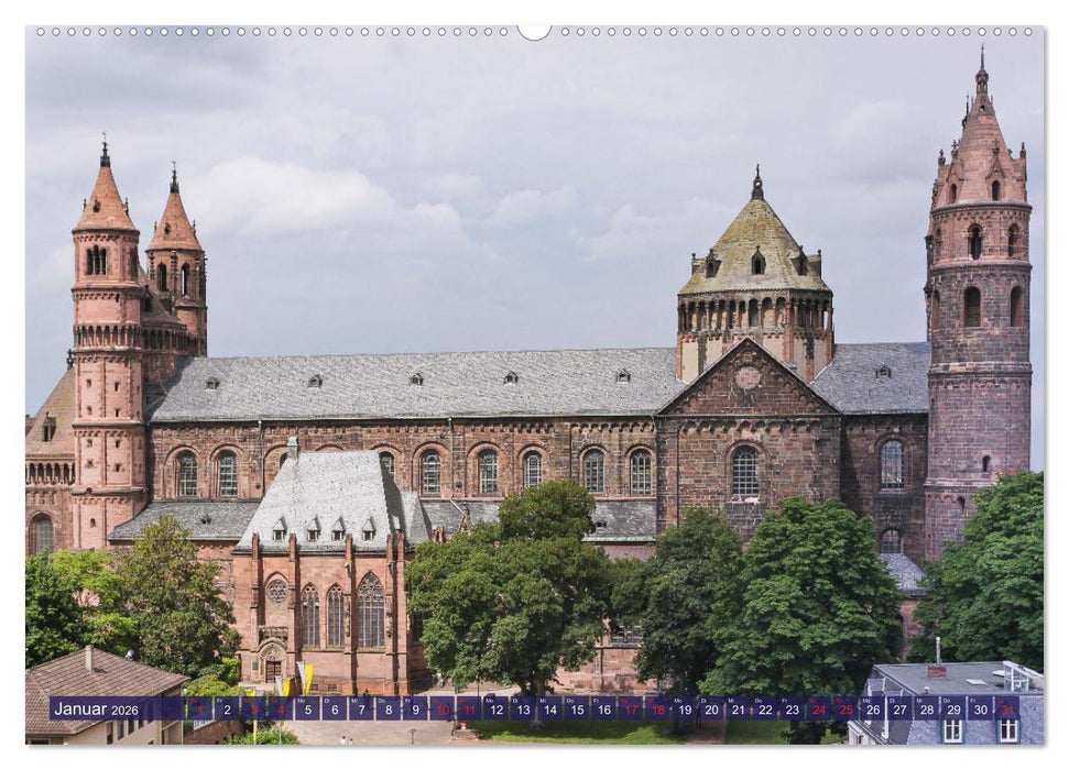 Worms - historisch und sagenhaft (CALVENDO Premium Wandkalender 2026)