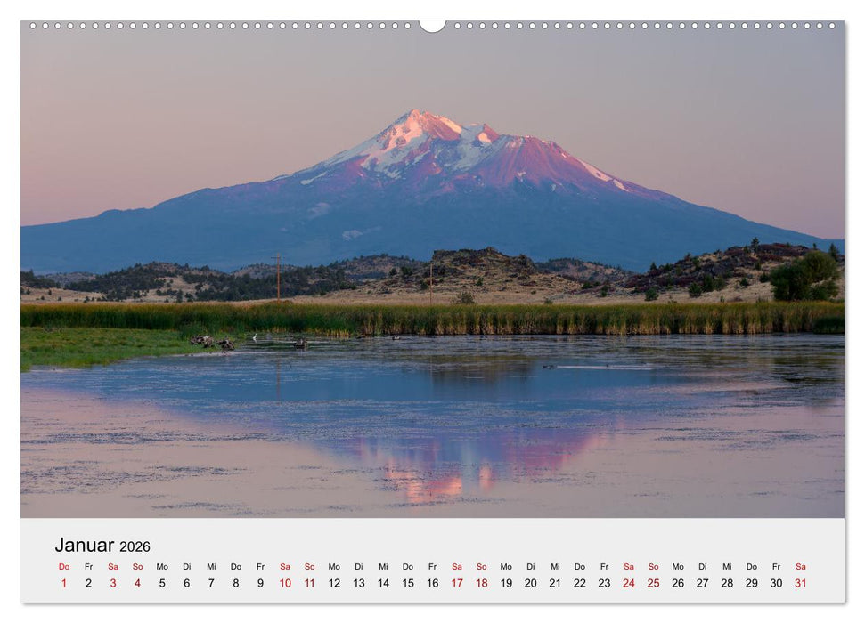 Kalifornien - Küsten und Wüsten, Städte und Berge (CALVENDO Wandkalender 2026)