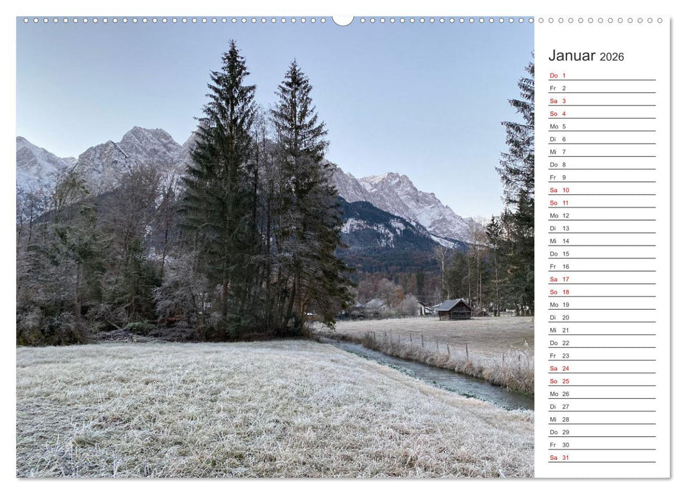 Alpenauszeit - Bergpause fürs Herz (CALVENDO Premium Wandkalender 2026)