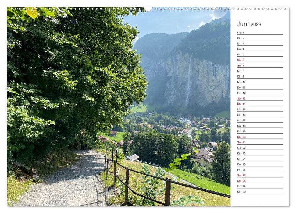 Alpenauszeit - Bergpause fürs Herz (CALVENDO Premium Wandkalender 2026)
