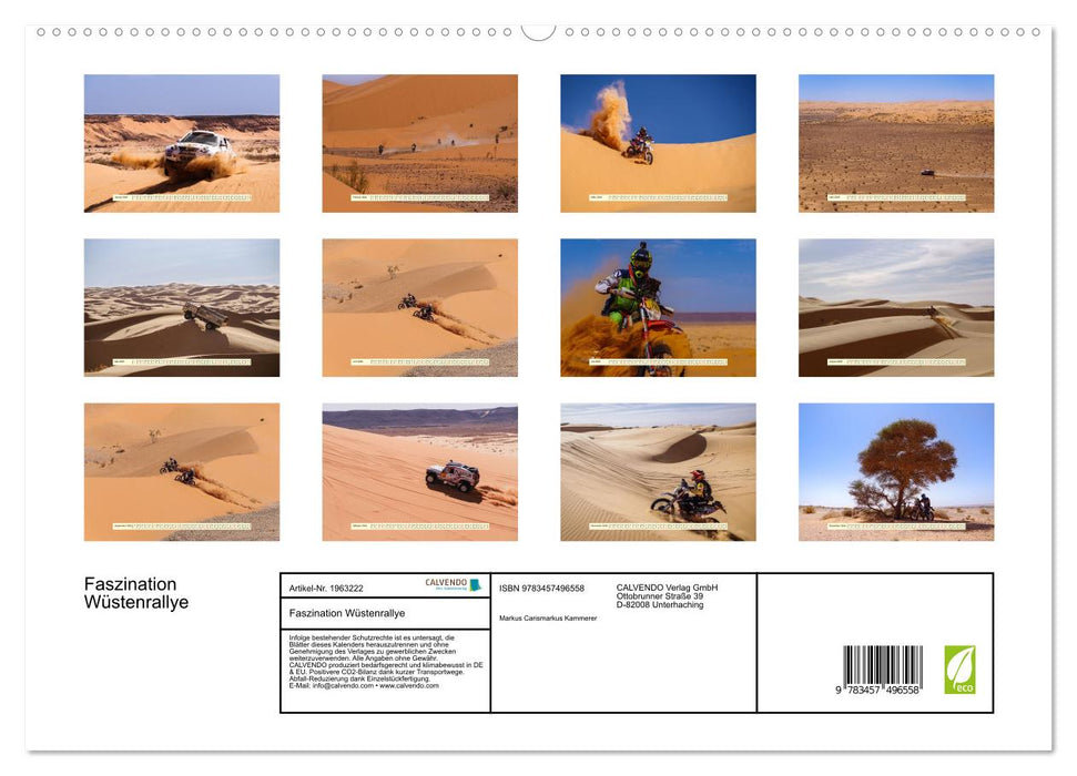 Faszination Wüstenrallye (CALVENDO Premium Wandkalender 2026)