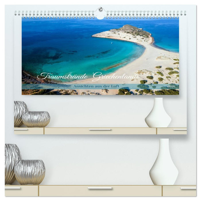 Traumstrände Griechenlands (CALVENDO Premium Wandkalender 2026)