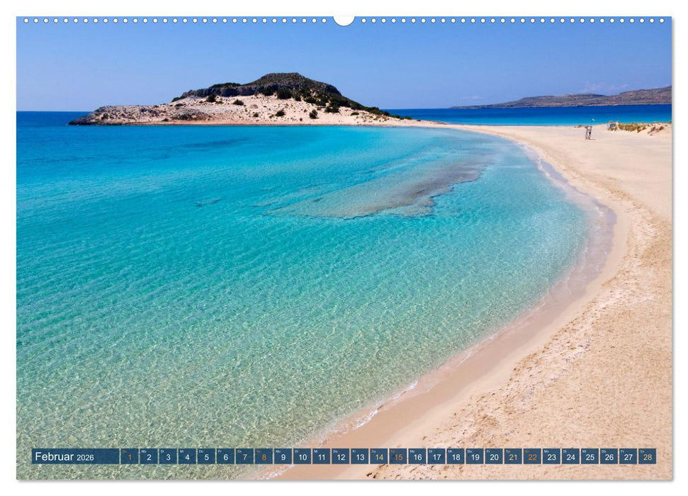 Traumstrände Griechenlands (CALVENDO Premium Wandkalender 2026)