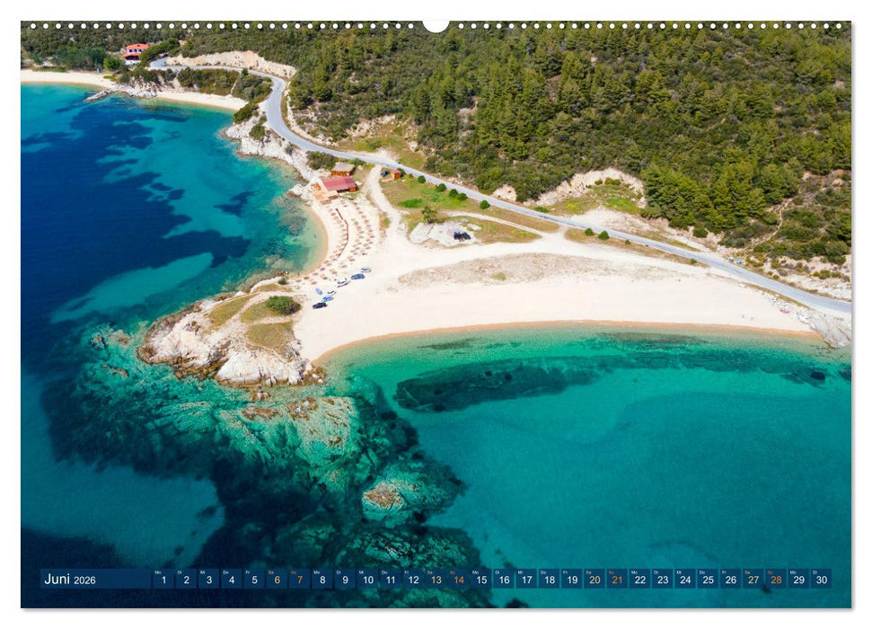 Traumstrände Griechenlands (CALVENDO Premium Wandkalender 2026)