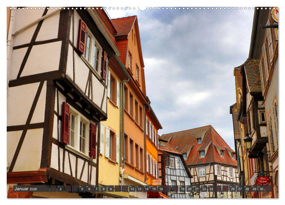 Bienvenue à Wissembourg. Spaziergang durch Weißenburg im Elsass (CALVENDO Wandkalender 2026)