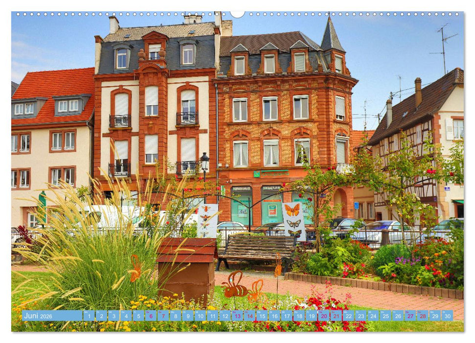 Bienvenue à Wissembourg. Spaziergang durch Weißenburg im Elsass (CALVENDO Wandkalender 2026)
