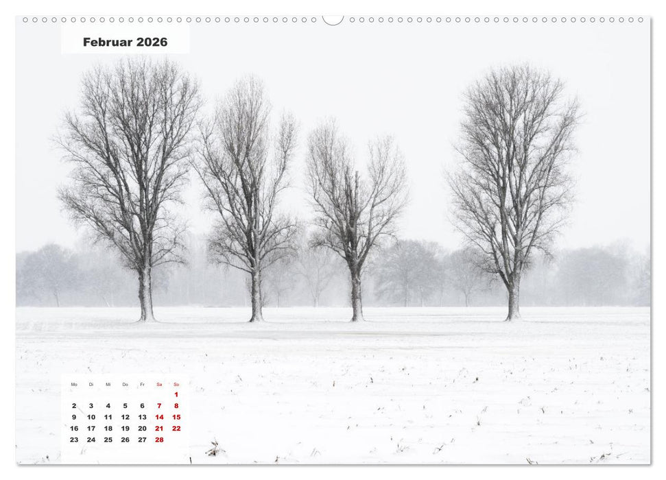 Ein Jahr Niederrhein Momente der Natur (CALVENDO Wandkalender 2026)