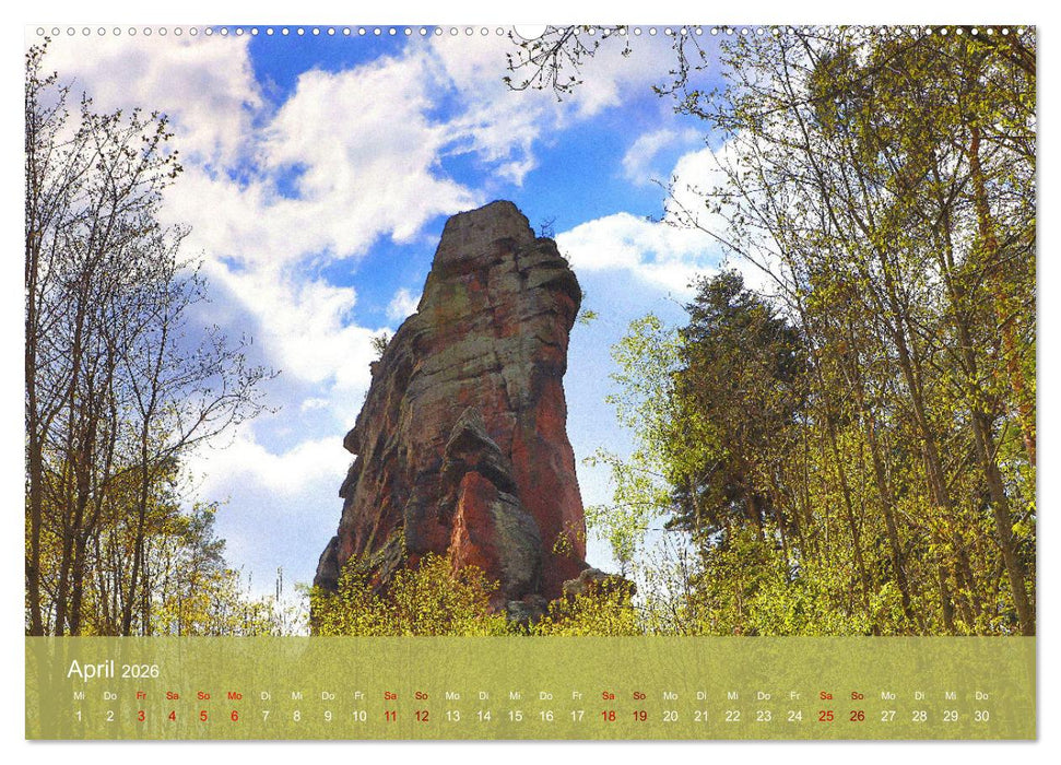 Wanderparadies Südpfalz (CALVENDO Wandkalender 2026)