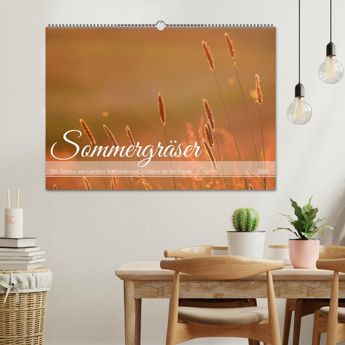 Sommergräser (CALVENDO Wandkalender 2026)