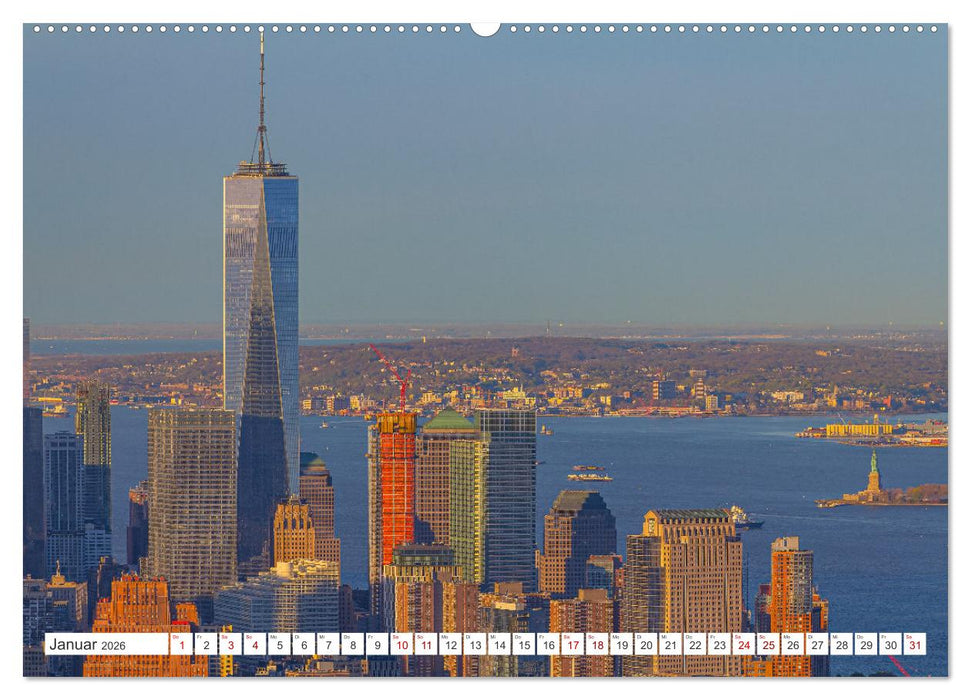 New York City Manhattan Perspektiven (CALVENDO Premium Wandkalender 2026)