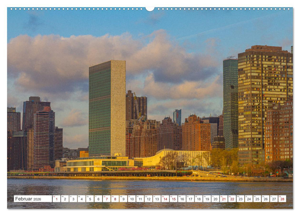 New York City Manhattan Perspektiven (CALVENDO Premium Wandkalender 2026)