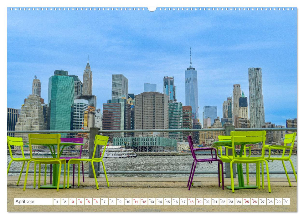 New York City Manhattan Perspektiven (CALVENDO Premium Wandkalender 2026)