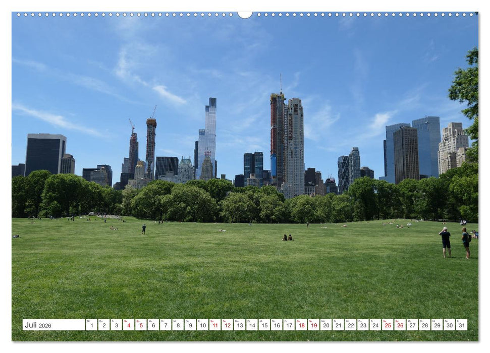 New York City Manhattan Perspektiven (CALVENDO Premium Wandkalender 2026)