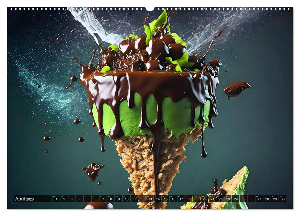 Tortenschlacht - süße Versuchung (CALVENDO Premium Wandkalender 2026)