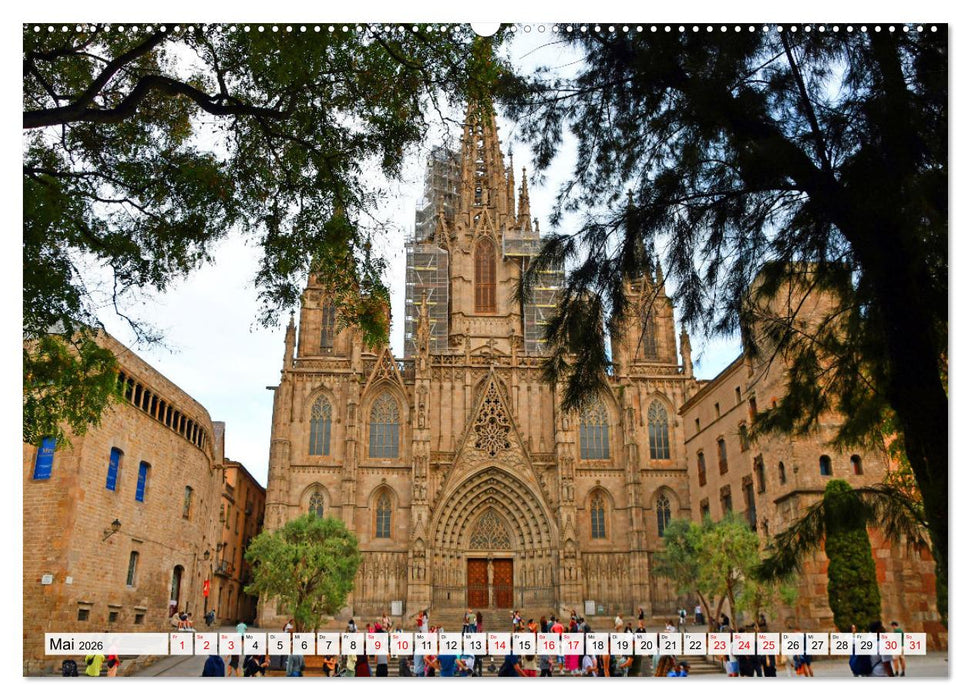 BARCELONA, Traumziel am Mittelmeer (CALVENDO Premium Wandkalender 2026)