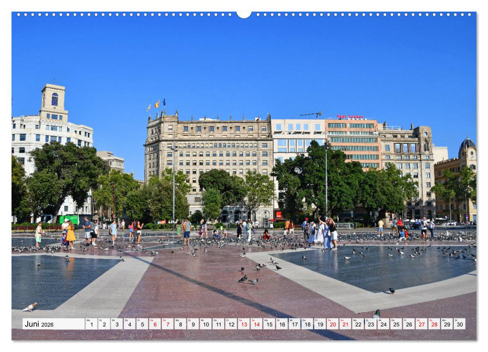 BARCELONA, Traumziel am Mittelmeer (CALVENDO Premium Wandkalender 2026)