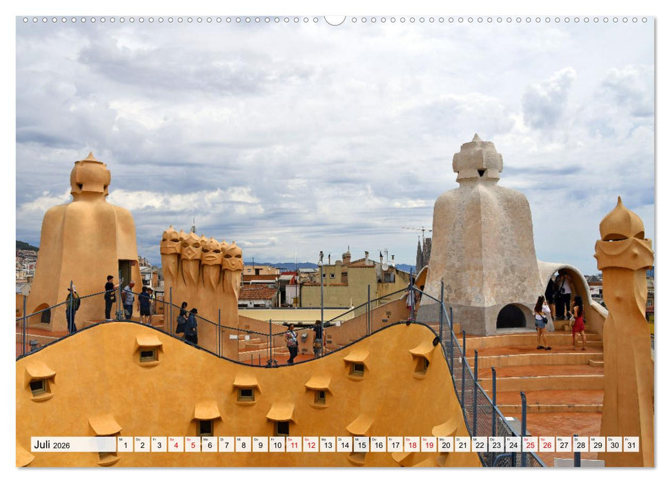 BARCELONA, Traumziel am Mittelmeer (CALVENDO Premium Wandkalender 2026)