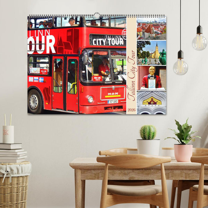 Tallinn City Tour (CALVENDO Wandkalender 2026)