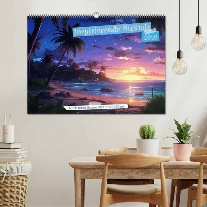 Inspirierende Strände (CALVENDO Wandkalender 2026)