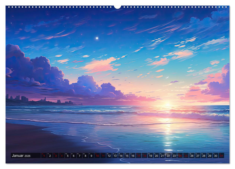 Inspirierende Strände (CALVENDO Wandkalender 2026)