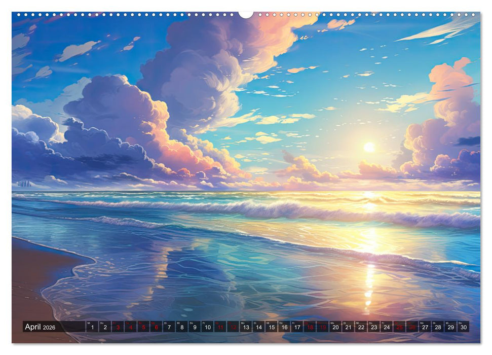 Inspirierende Strände (CALVENDO Wandkalender 2026)