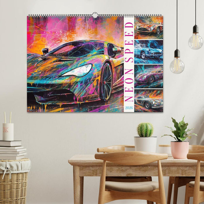 Neon Speed (CALVENDO Wandkalender 2026)