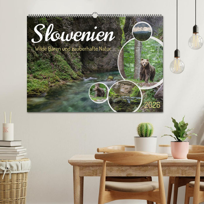 Slowenien - Wilde Bären und zauberhafte Natur (CALVENDO Wandkalender 2026)