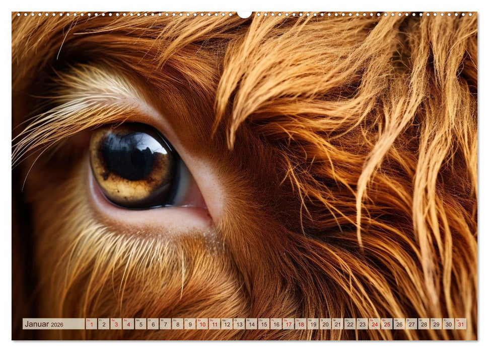 Schau mir ins Auge (CALVENDO Premium Wandkalender 2026)