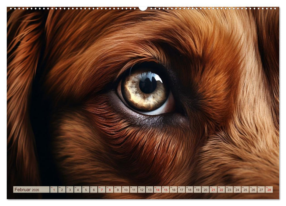 Schau mir ins Auge (CALVENDO Premium Wandkalender 2026)