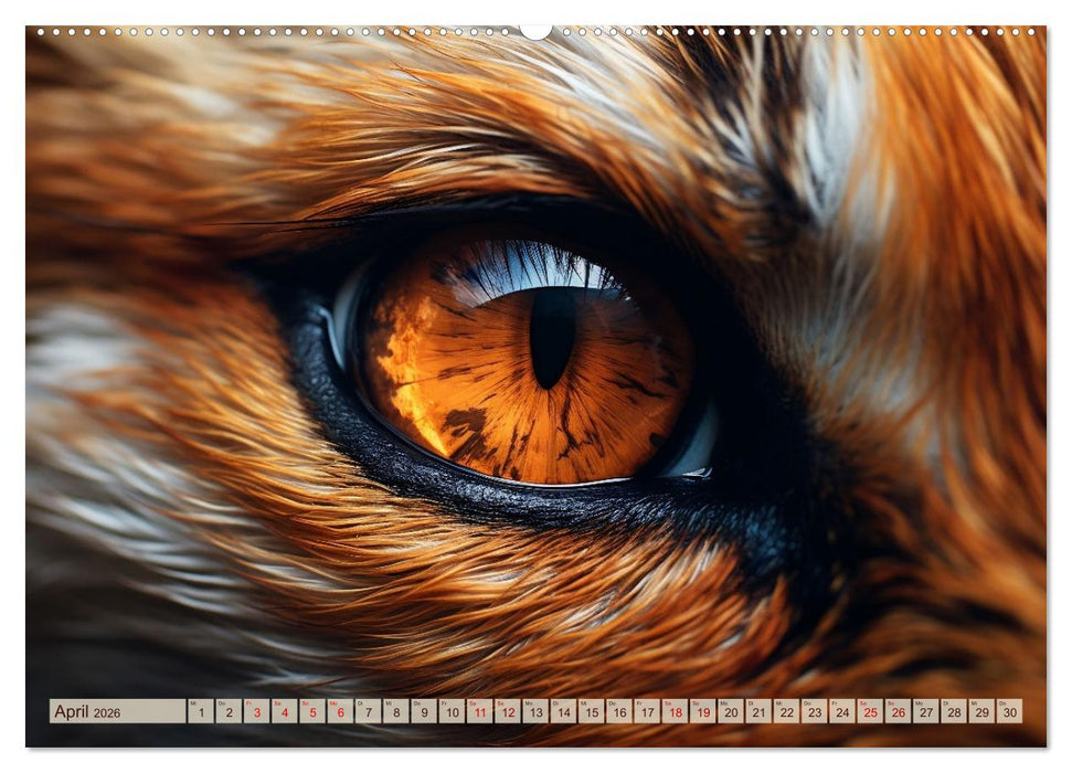 Schau mir ins Auge (CALVENDO Premium Wandkalender 2026)