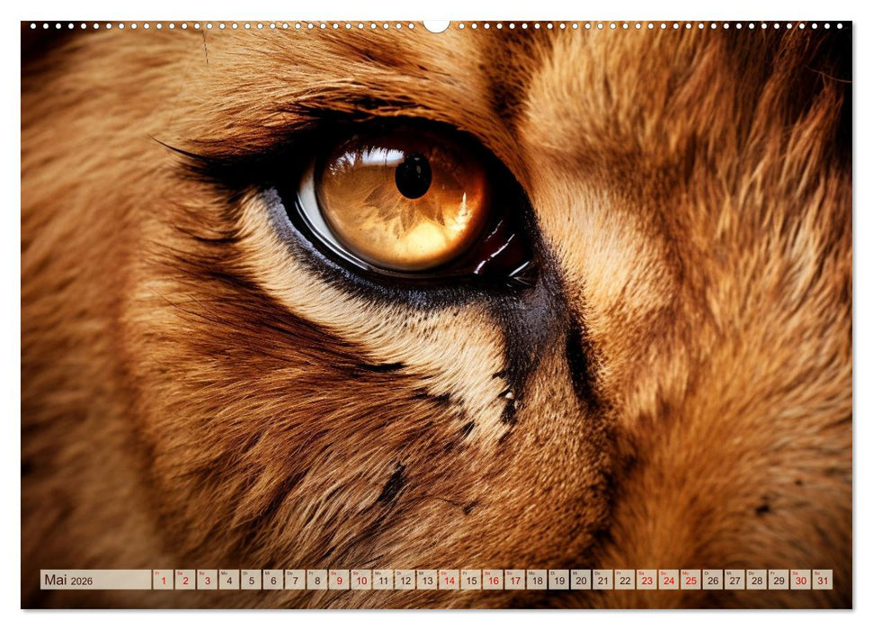Schau mir ins Auge (CALVENDO Premium Wandkalender 2026)