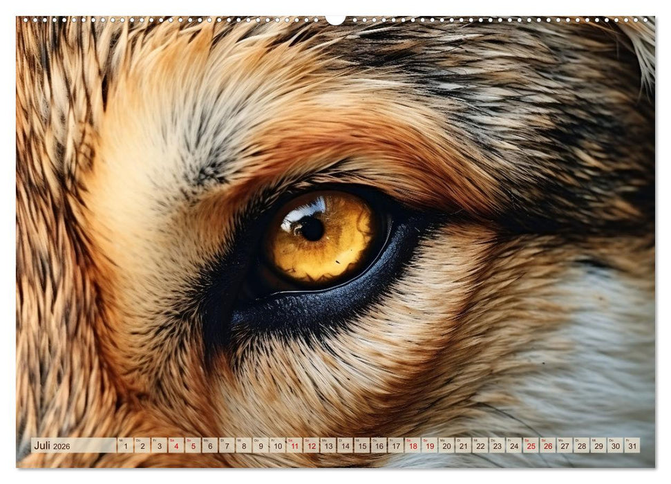 Schau mir ins Auge (CALVENDO Premium Wandkalender 2026)