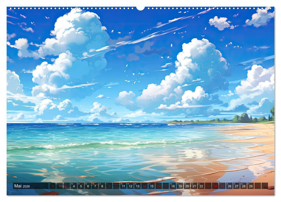 Inspirierende Strände (CALVENDO Premium Wandkalender 2026)