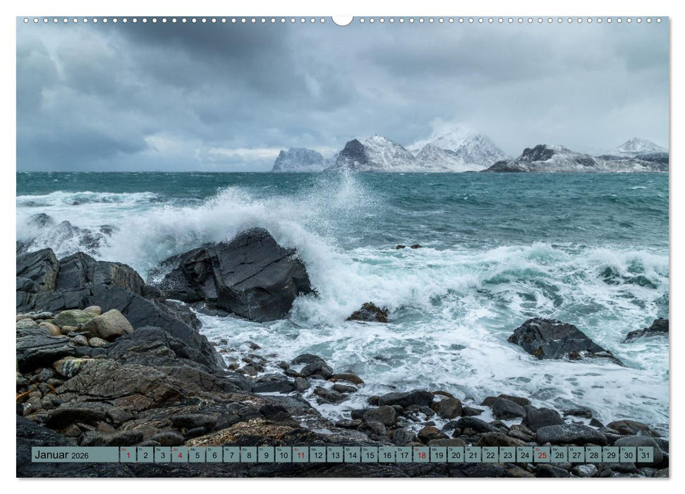 Lofoten ...ein Wintertraum (CALVENDO Premium Wandkalender 2026)