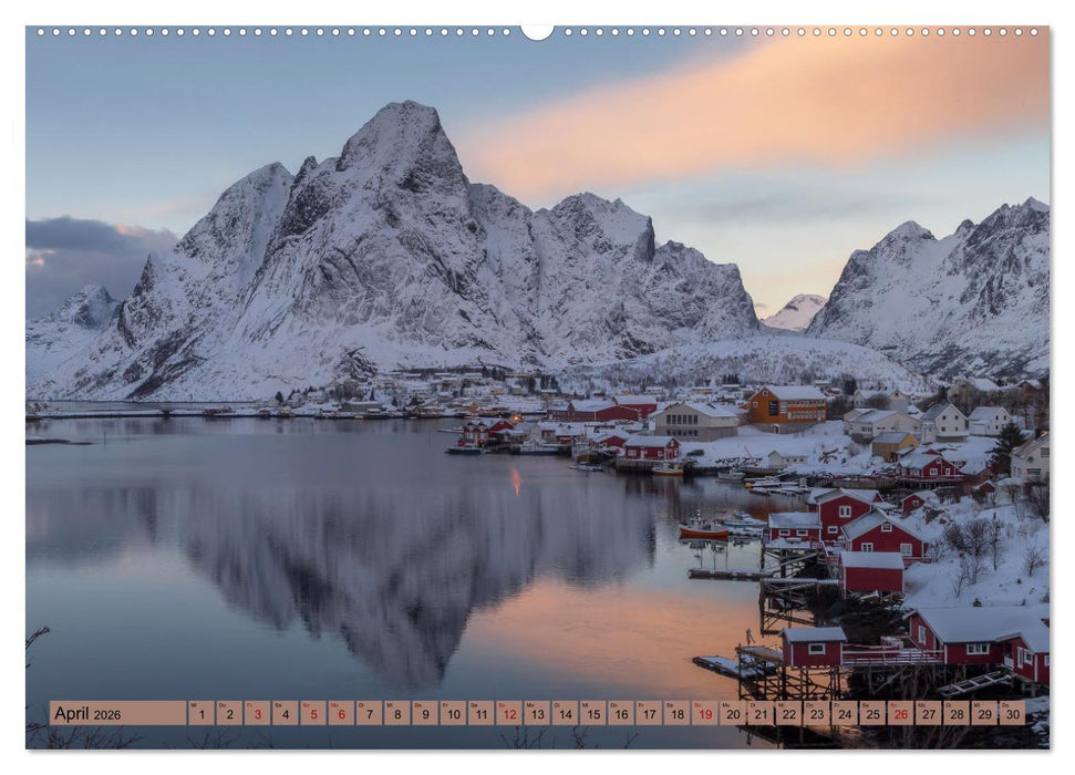 Lofoten ...ein Wintertraum (CALVENDO Premium Wandkalender 2026)