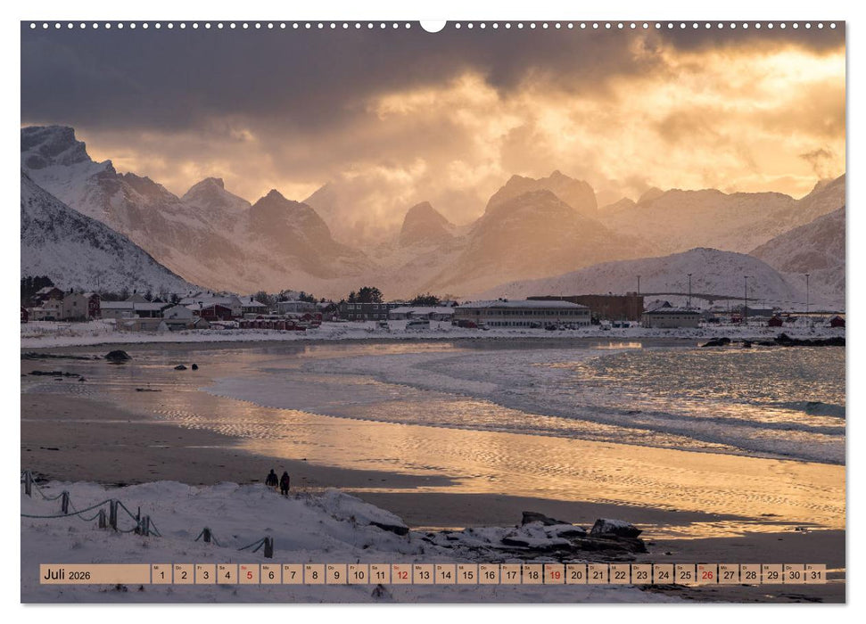 Lofoten ...ein Wintertraum (CALVENDO Premium Wandkalender 2026)