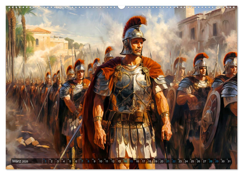 Römisches Leben - Antikes Stadtleben im Römischen Imperium (CALVENDO Premium Wandkalender 2026)