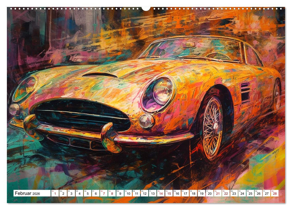 Neon Speed (CALVENDO Premium Wandkalender 2026)